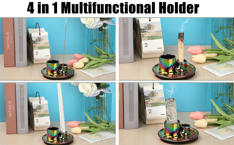 4 in 1 Incense & Candle Holder