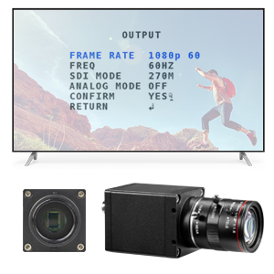1080P60fps SDI&HDMI Camera
