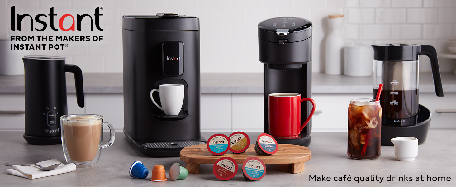 Instant Compostable Coffee Pods, 30 PlantBased Coffee