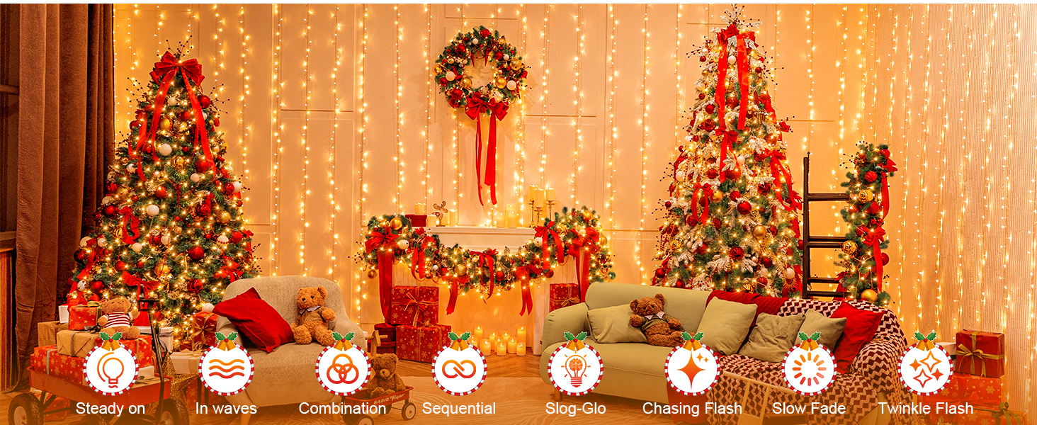 warm white christmas lights