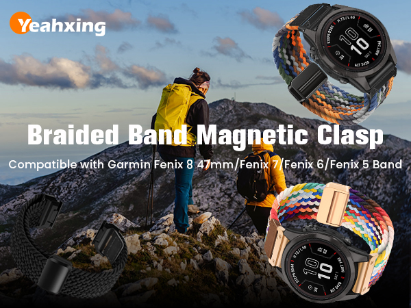 Amazon.com: Yeahxing Quickfit-22mm Watch-Bands for Garmin