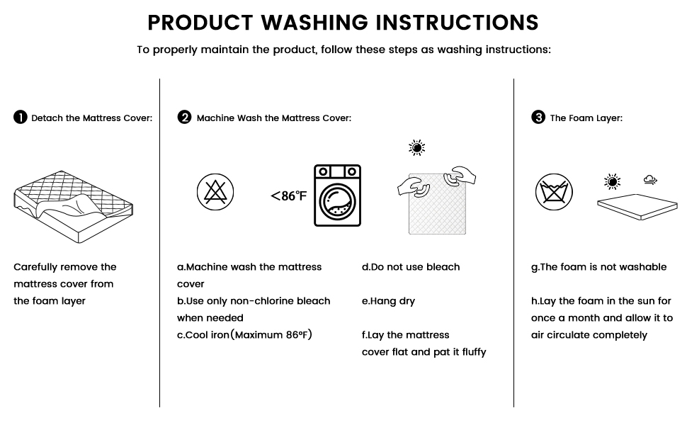 cot pad machine wash