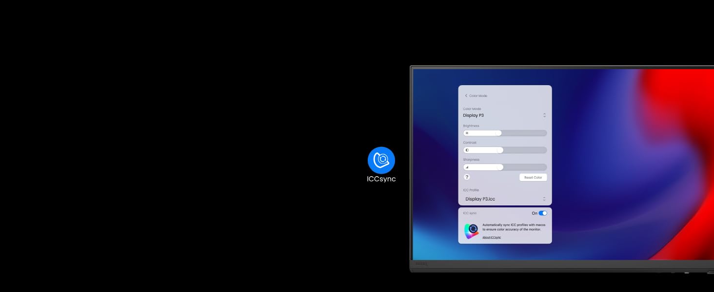 ICCsync auto-syncs ICC profiles between Mac and BenQ monitors when switching color modes.