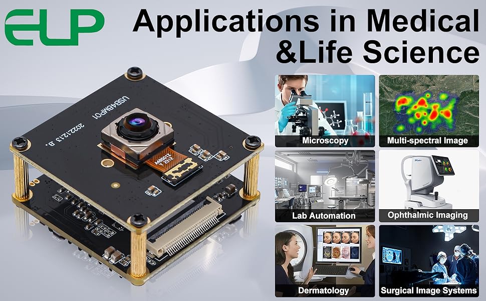 48mp autofocus usb camera with 70degree no distortion lens for computer 