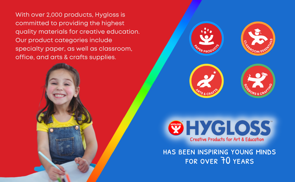 Hygloss Sticky Collage Boards 24 Pack 8"x10" Self Stick