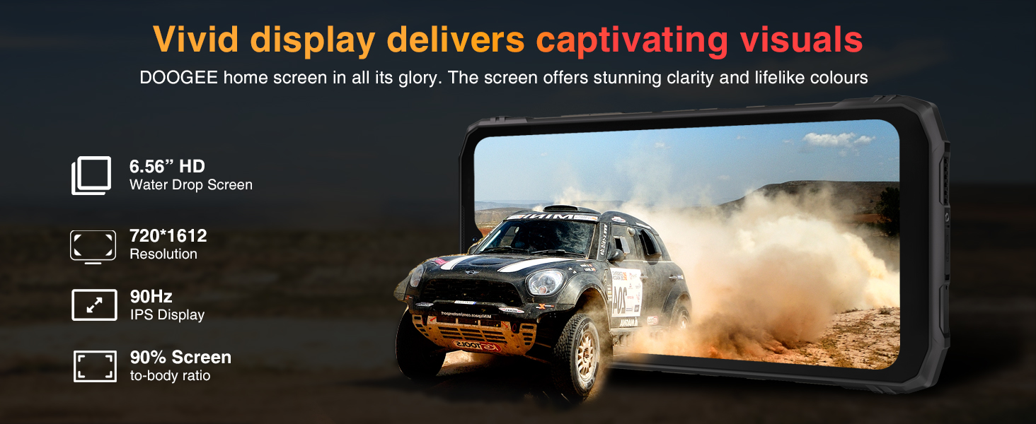 6.56" HD+ 90Hz