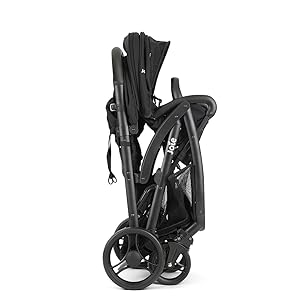 Joie 2人乗りベビーカー Evalite duo black joie 二人乗りベビーカー エヴァライトデュオ(レインカバー付き