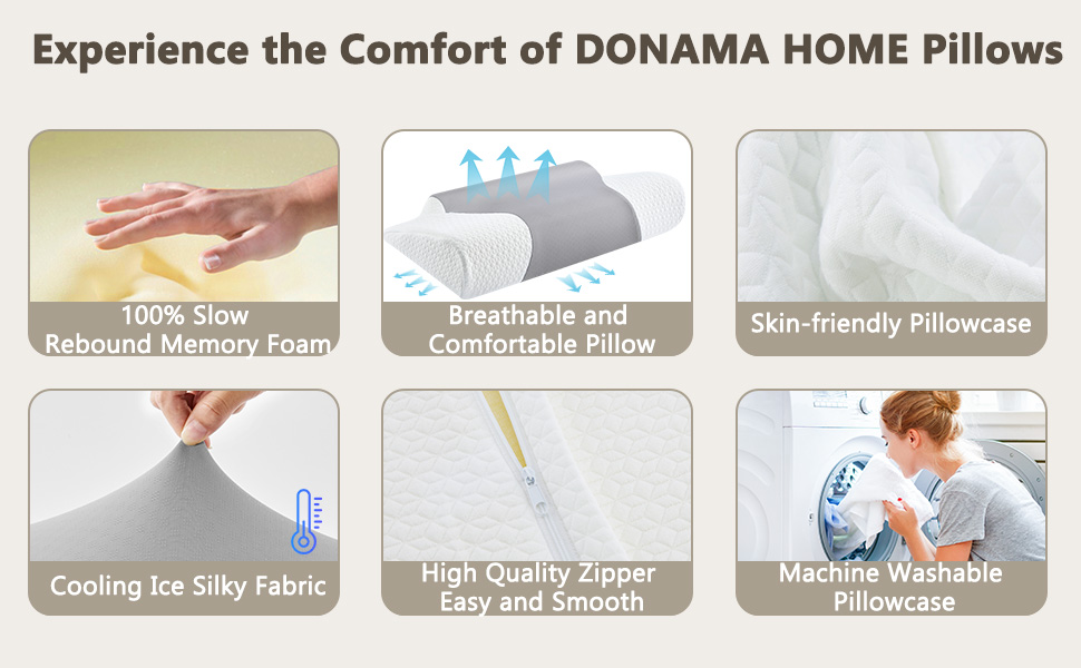 Experience the comfort of DONAMA HOME Pillow
