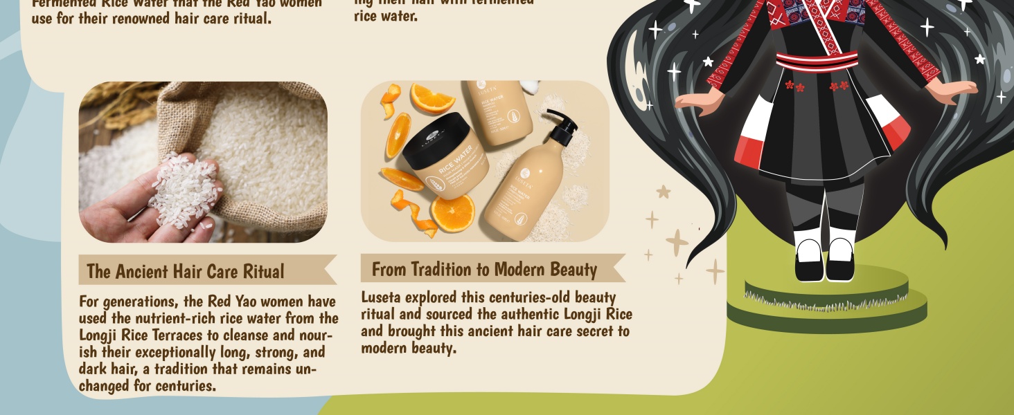 rice water shampoo and conditioner set