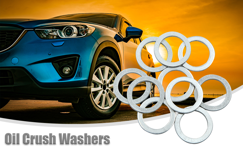 ACROPIX 20mm ID. 28mm OD. Engine Universal Oil Crush Washers Drain Plug