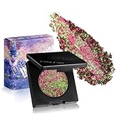 DE'LANCI Multichrome Holographic Purple Eyeshadow, Iridescent Dreamland Impression Shimmer Single...