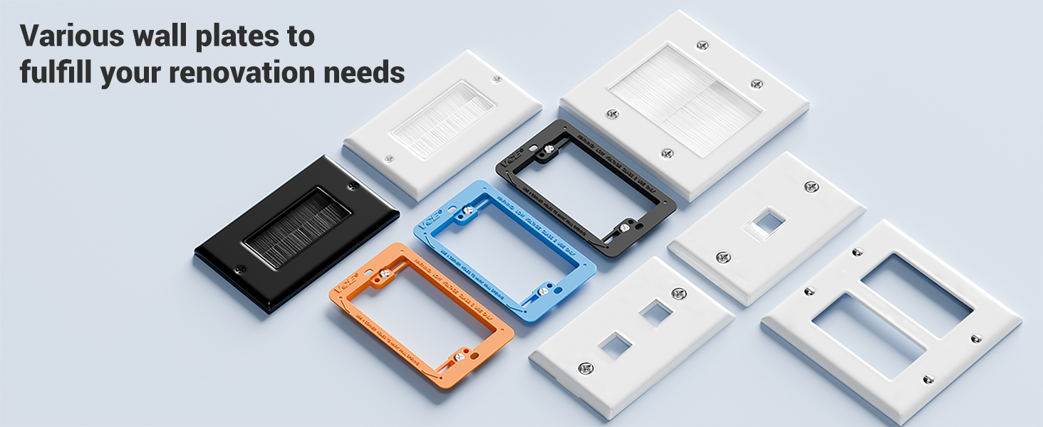 wall plate suit for kinds of renovation needs
