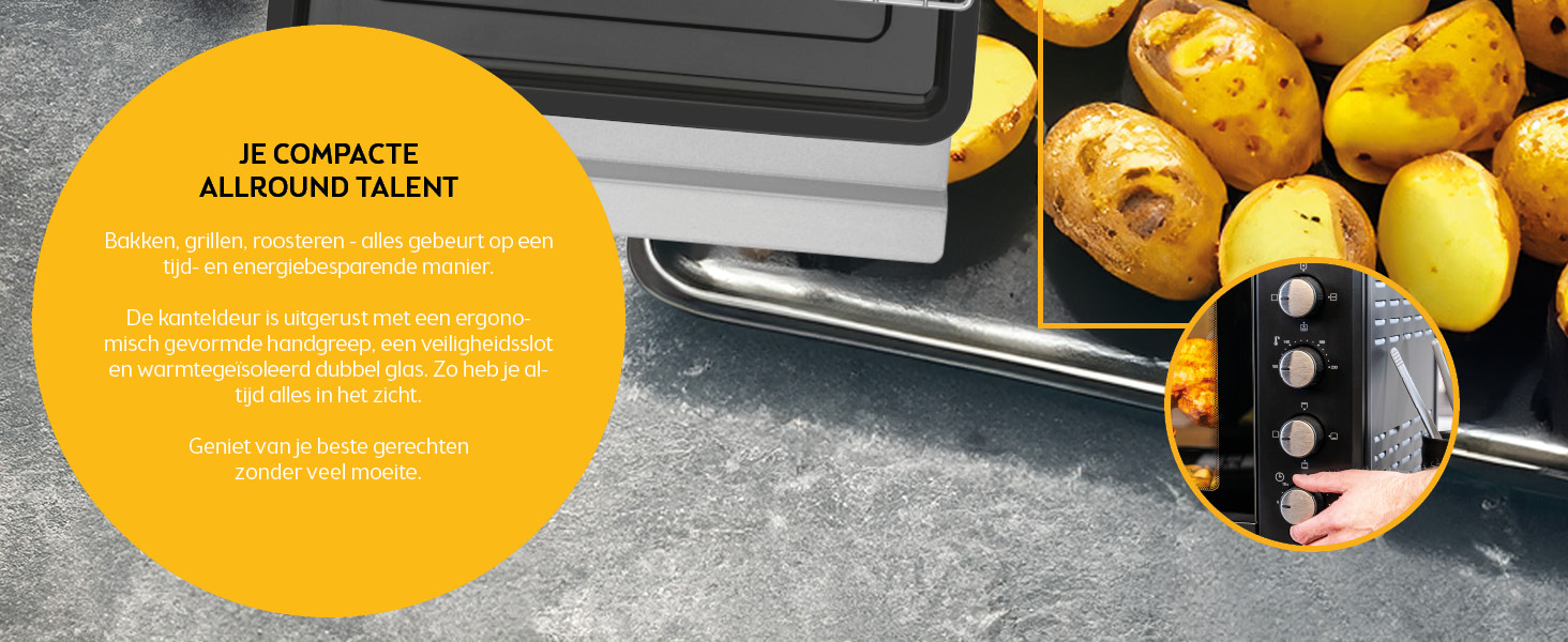 bakoven mini-oven heteluchtoven halogeenoven raketoven grill convectie gasoven verwarmingsoven