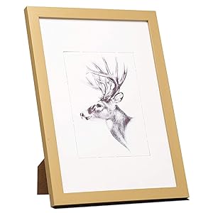 WOLTU Cornice Per Foto 21x29.7cm A4 In Legno Porta Foto Da Parete E Tavolo Nero 17 1