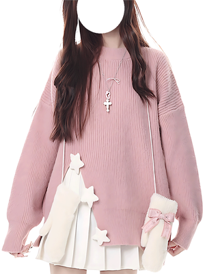 RUKURUKU♡ RILGOU Harajuku Y2K Pastel Kawaii Gothic Fashion Crewneck