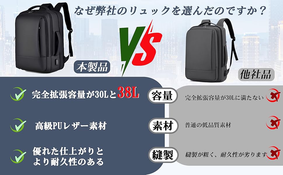 ビジネスリュック