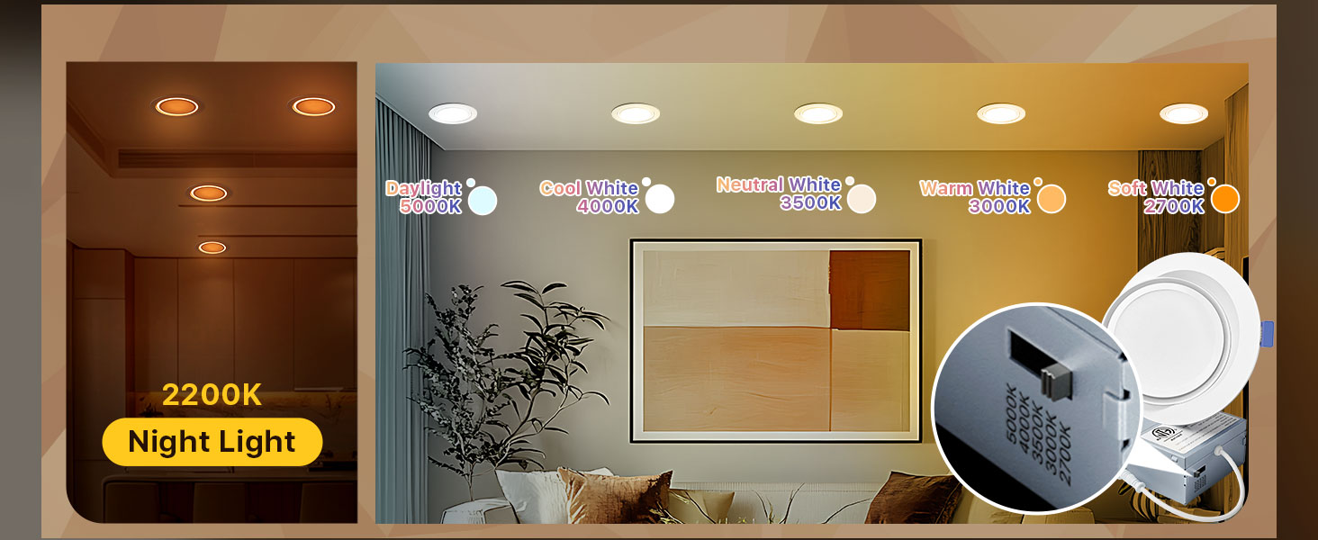 5CCT color temperature