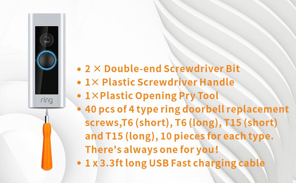 ring camera screwdriver