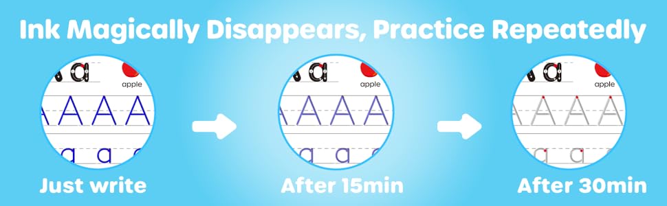 reusable grooved handwriting workbooks