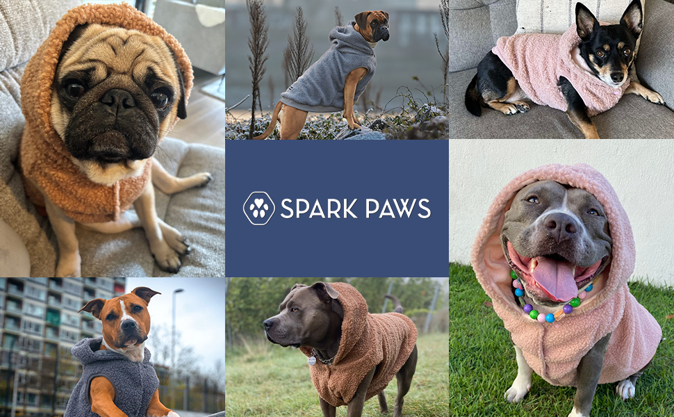 Spark Paws Dog Sherpa Jacket
