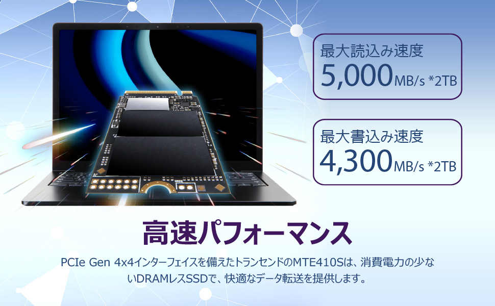 Amazon.co.jp: トランセンド M.2 NVMe SSD 256GB 2242 PCIe Gen4