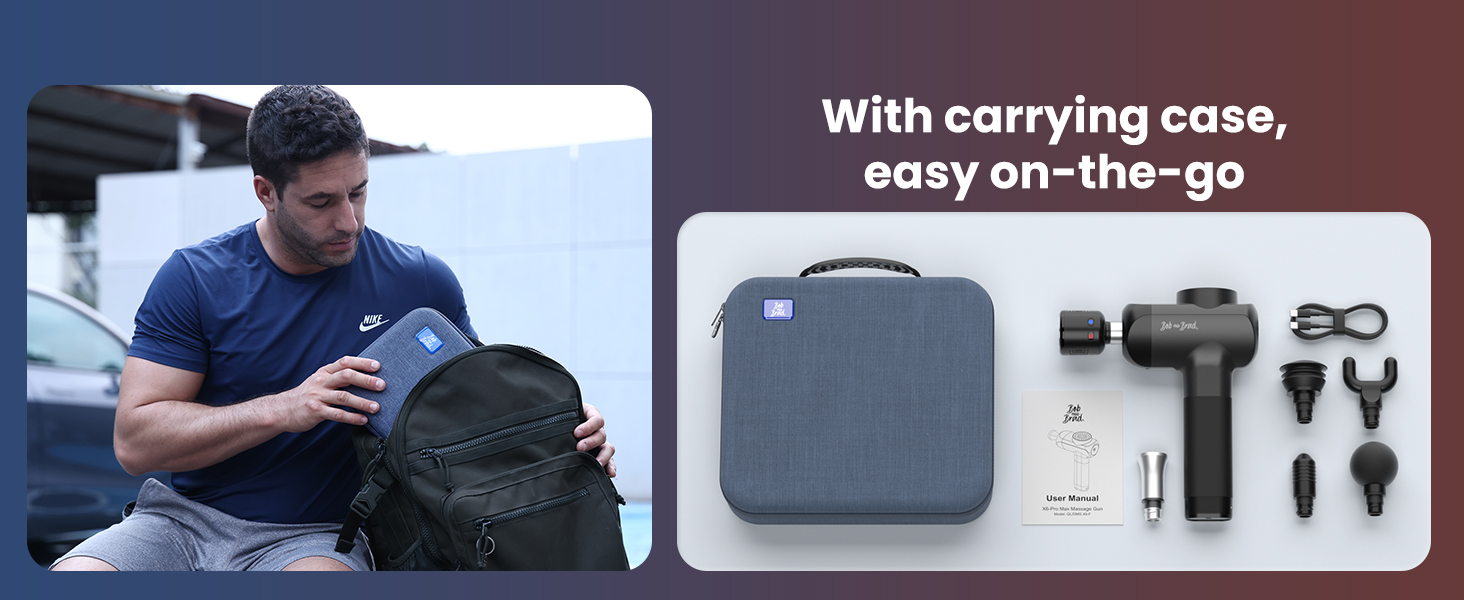 bob and brad massage gun with heat