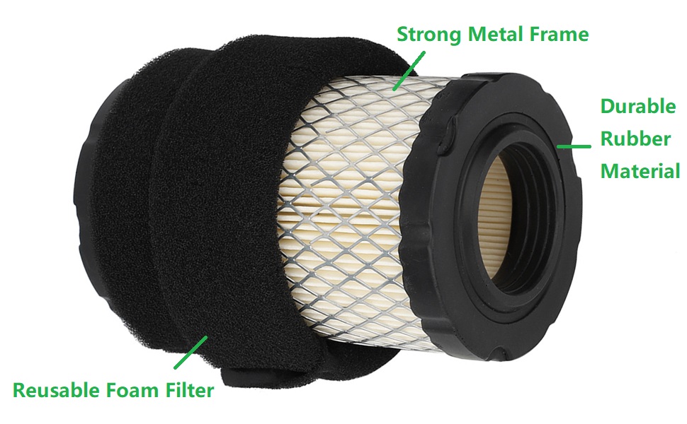 Annolai 796031 591334 Air Filter for John Deere D130 D140