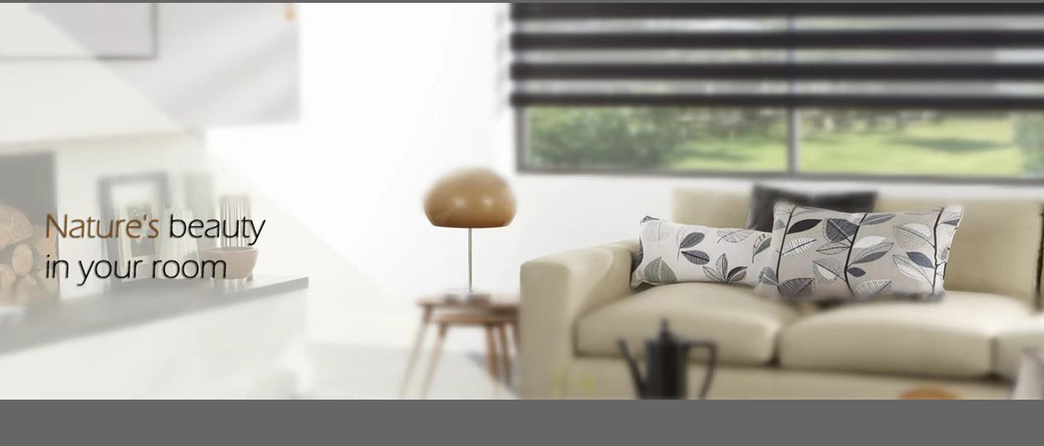 Custom Size Zebra Dual Roller Blinds Silver Metallic(Max Width 93", Max Length 97