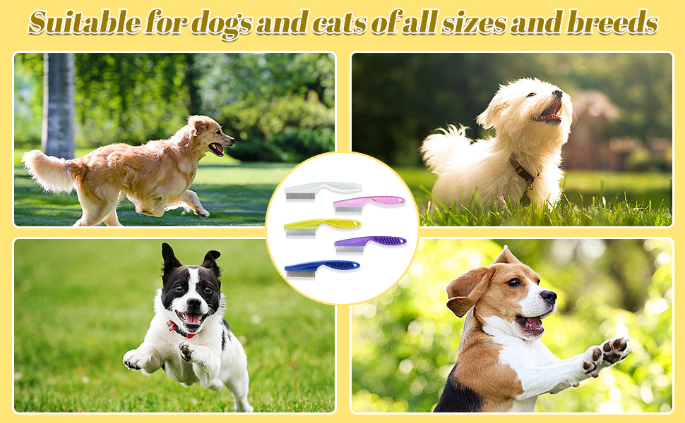 Multifunctional Pet Hair Comb Tear Stain Removal