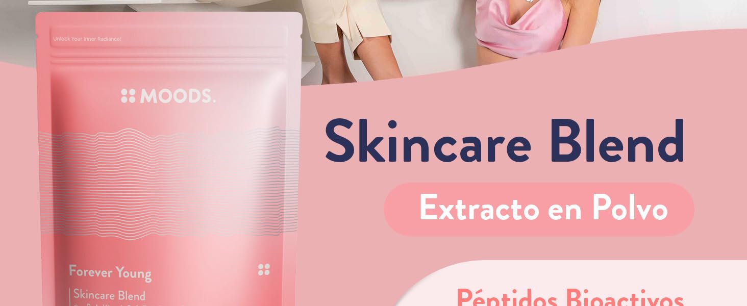 Suplemento Péptidos Bioactivos de Colágeno Hidrolizado, Glutatión, Ácido Hialurónico