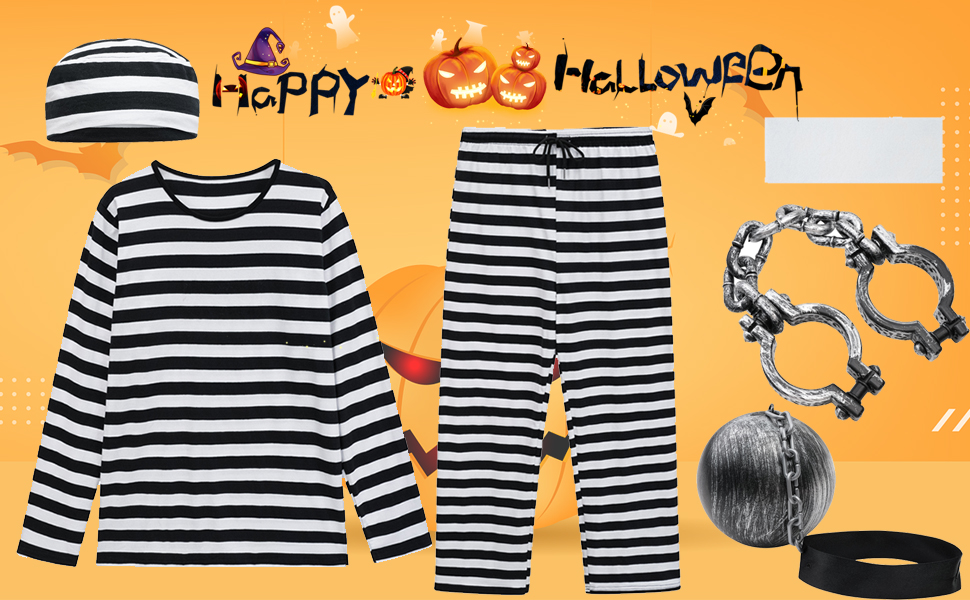 希少　Representing Convicts Amazon.com: ZeroShop Prisoner Halloween Costume Women, Jail