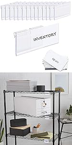 Plastic label holders