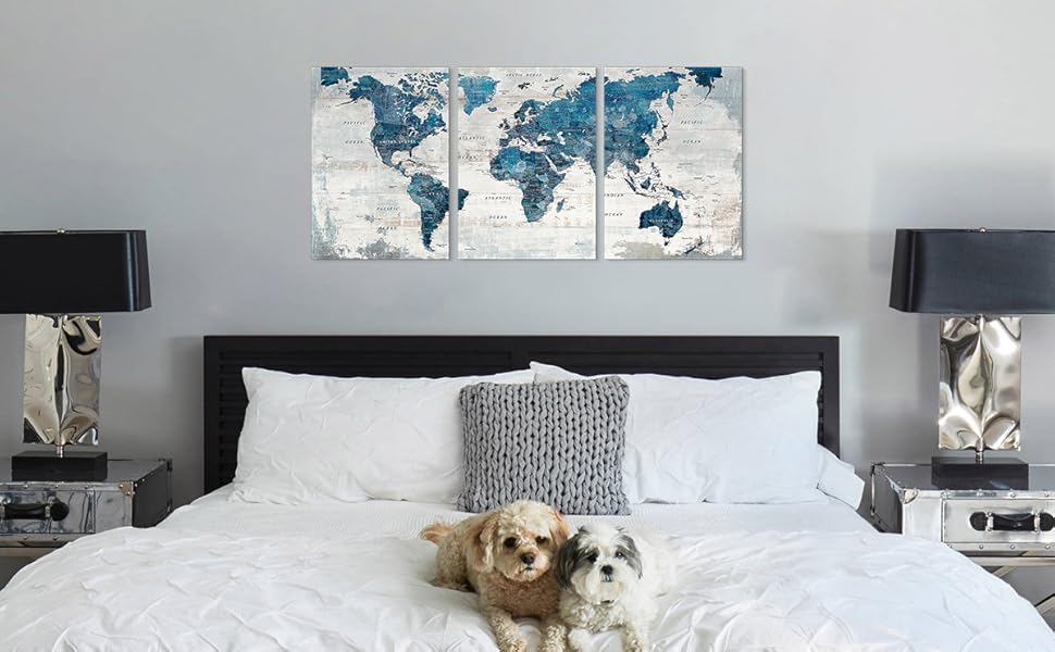 IKEA 地図アートパネル シルバー IKEA 地図アートパネル シルバー 展示品 Q-2504IN14