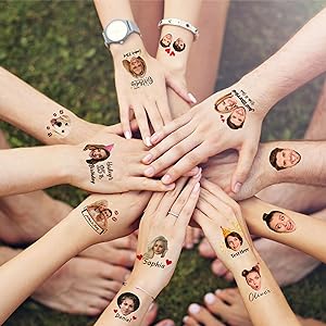 Custom fake body tattoos