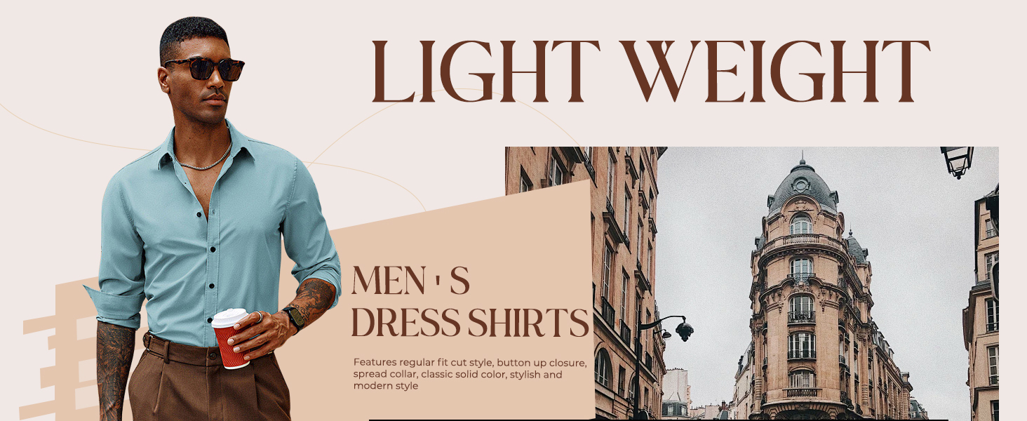 mens dress shirts long sleeve