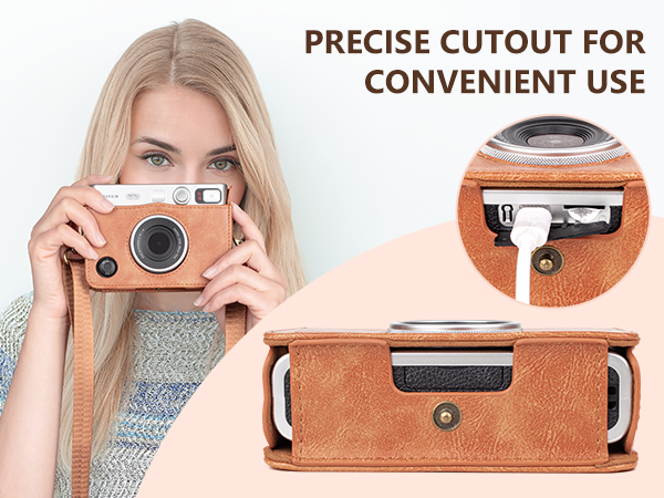Amazon.com : HIYQIN Mini EVO Camera Case, Vintage Leather