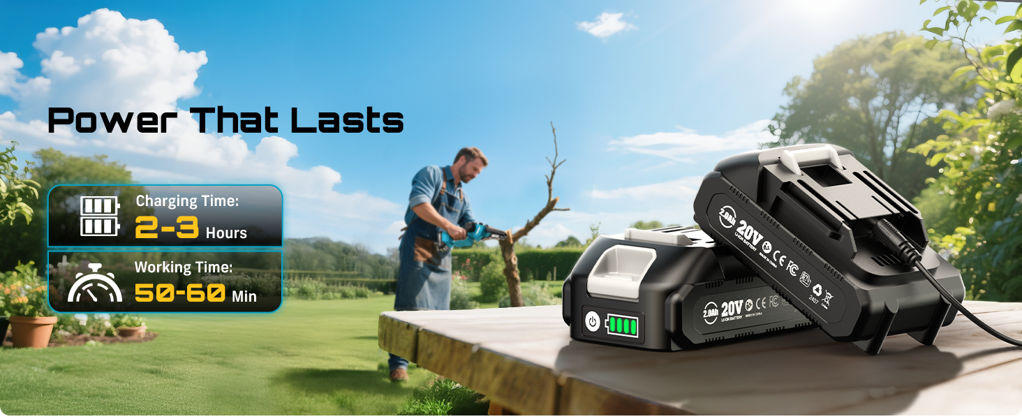 battery operated pole chainsaw