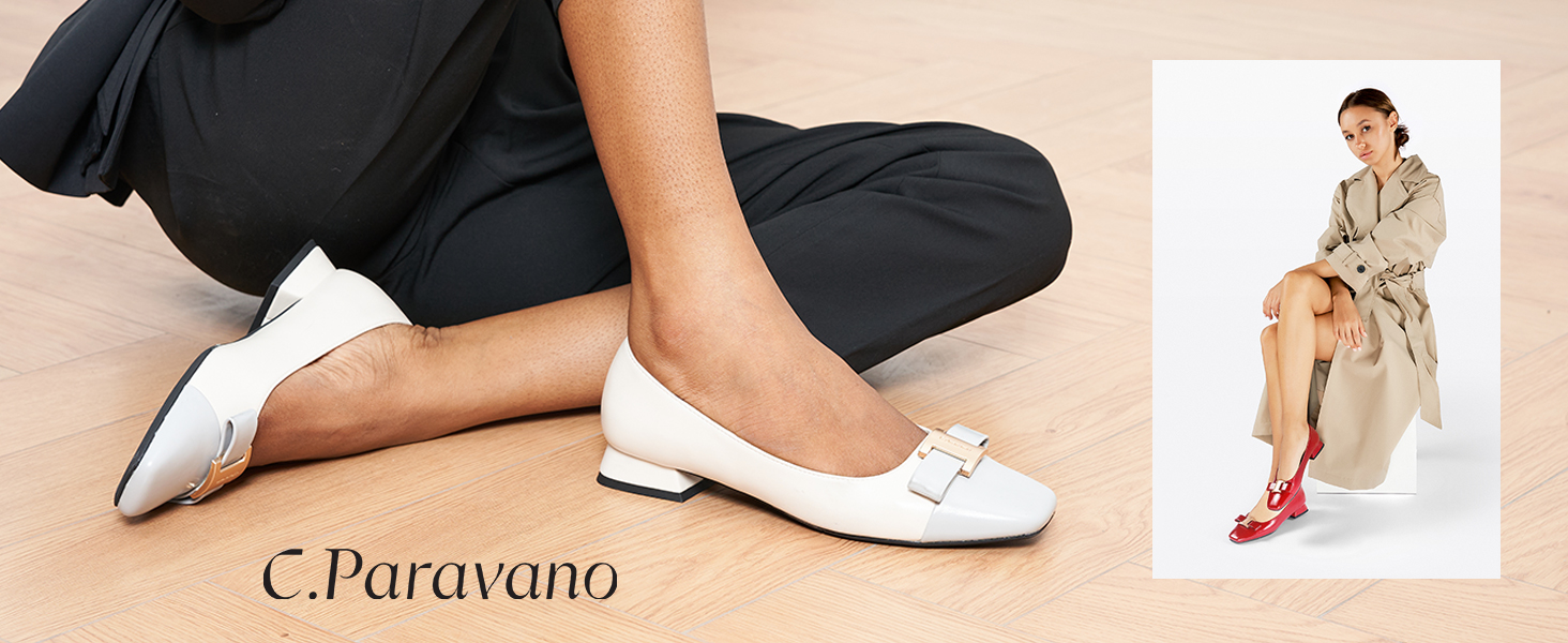 BA women's square toe pumps low chunky block heel dress shoes women's square toe pumps low chunky 