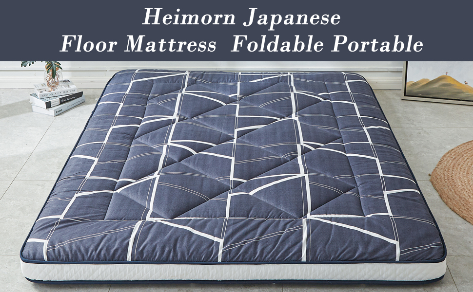 Heimorn Japanese Floor Mattress Futon Mattress, Thicken Sleeping Mattress Foldable