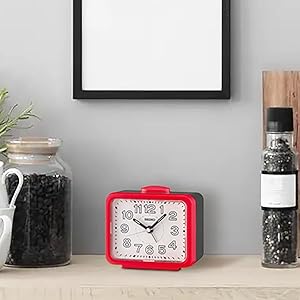 TUBE ORIGINAL ALARM CLOCK 【メンバーの生声入り】 Vintage Rhythm Black Cat Talking Alarm Clock with Bugle