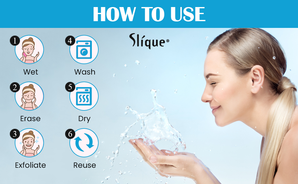 SLIQUE Pack Magic Makeup Remover Towels