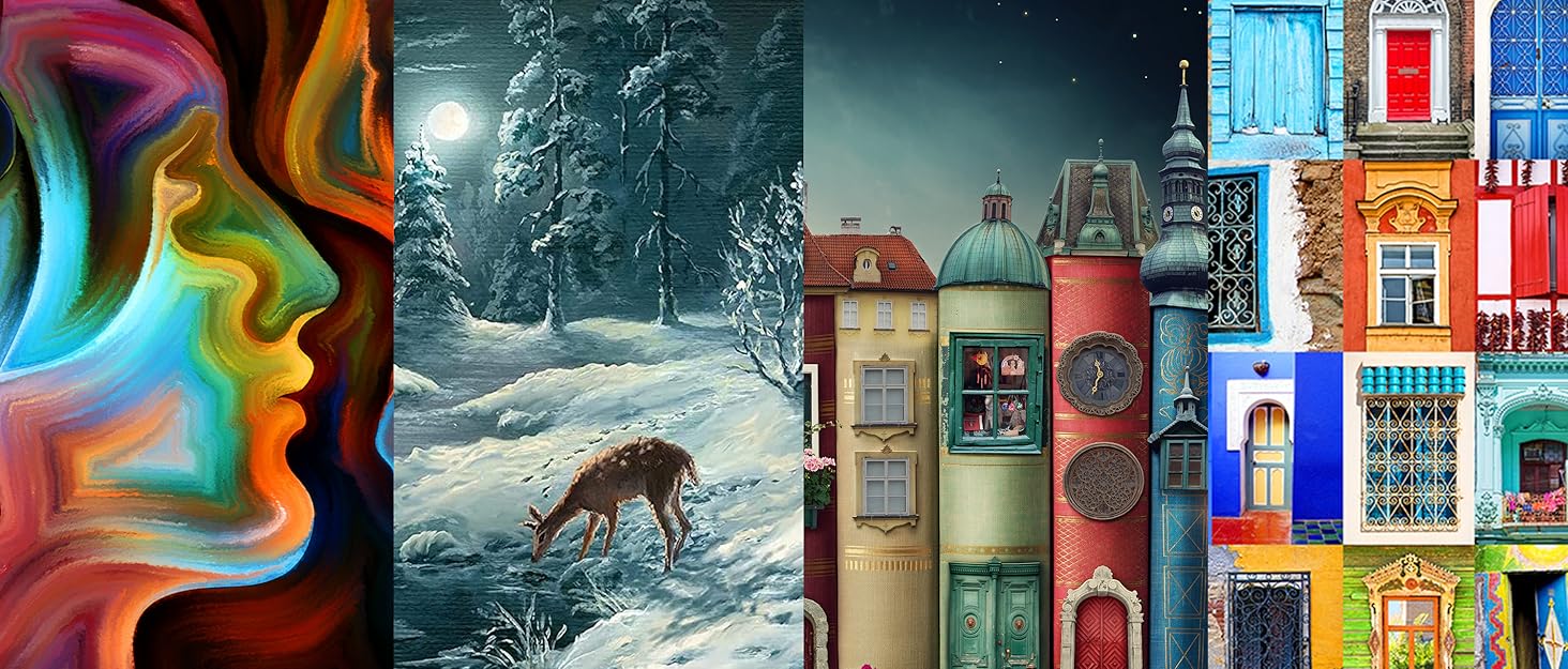 MISITU 1000 Pieces Jigsaw Puzzles for Adults Christmas Jigsaw Puzzles