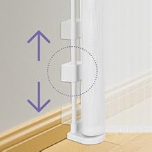 Tall retractable pet gate tall retractable safety gate cat fence indoor cat barrier for doorway