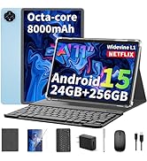 Amazon.com : Relndoo 2025 Android 15 Tablet with Keyboard, 24GB+