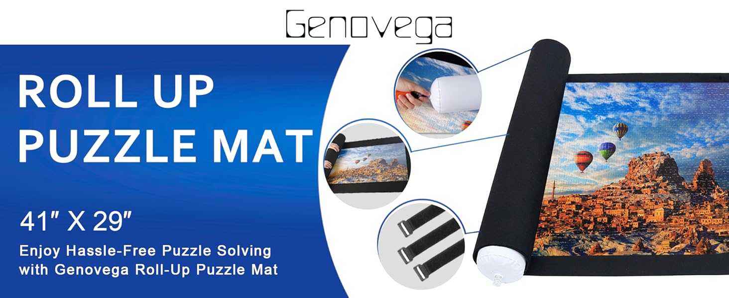 Puzzle Mat Roll Up Puzzles Board for Jigsaw Up to 2000