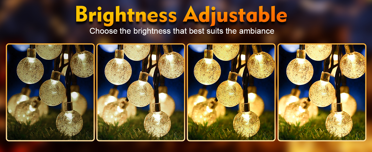 dimmable string bulb light