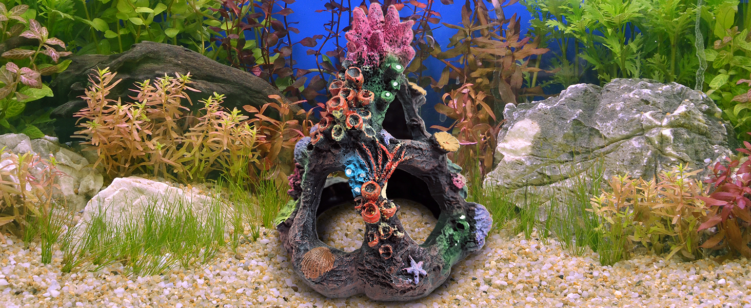 fish cave for aquarium