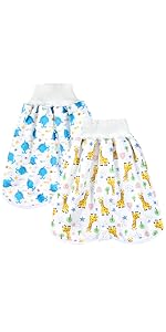 Diaper skirt potty training