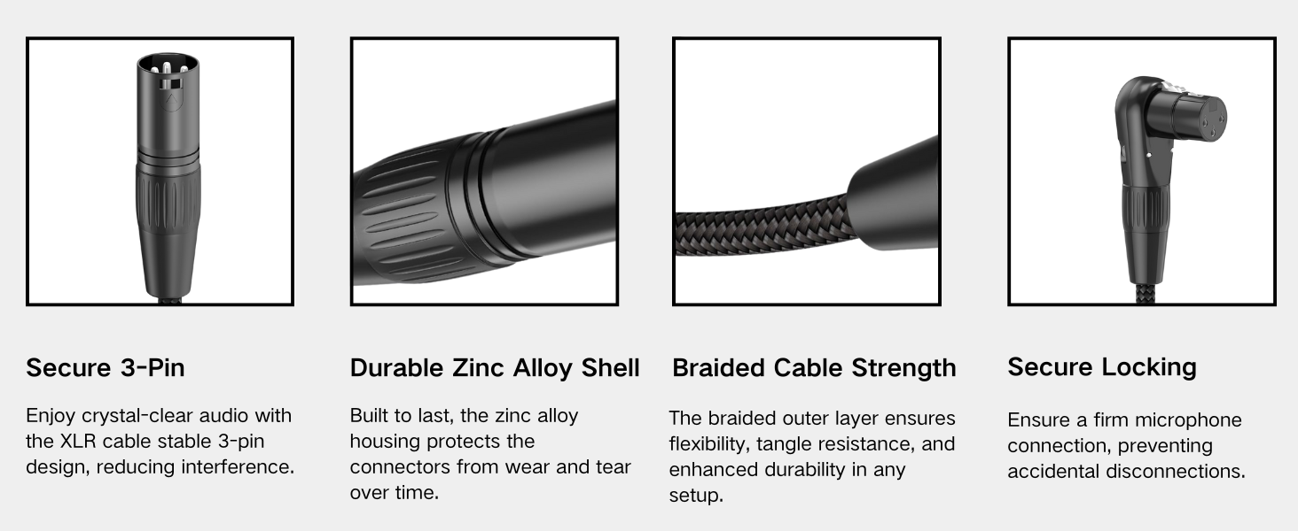 Right Angle XLR Cable