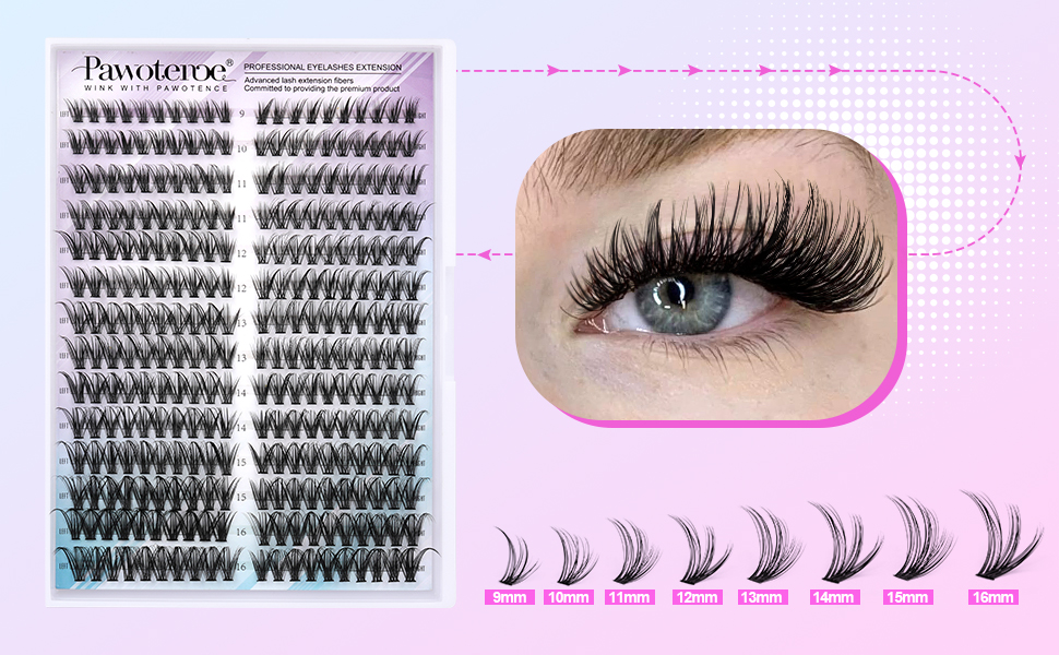 lash clusters